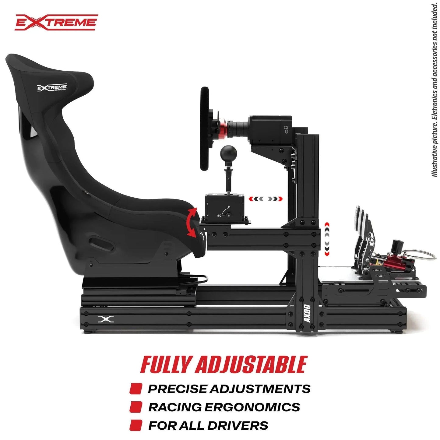 GEAR SHIFTER MOUNT FOR ANY ALUMINUM CHASSIS 80 x 40