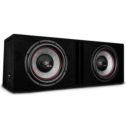 Dual 12" Loaded Subwoofer Ported Enclosure With GEN-X124D 900 Watts RMS