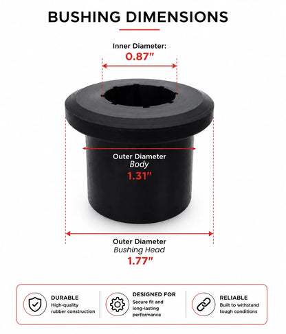 Granatelli Tubular A-Arm Polyurethane Bushing Rebuild Kit – Set of 8 – GM-TA-KIT