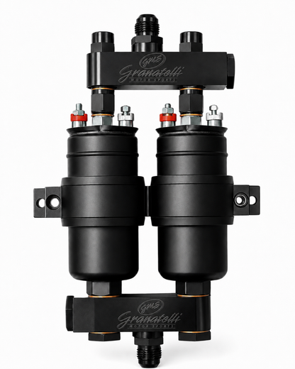 Granatelli Dual Fuel Pump Mounting Bracket Kit – Billet Aluminum -GM822B
