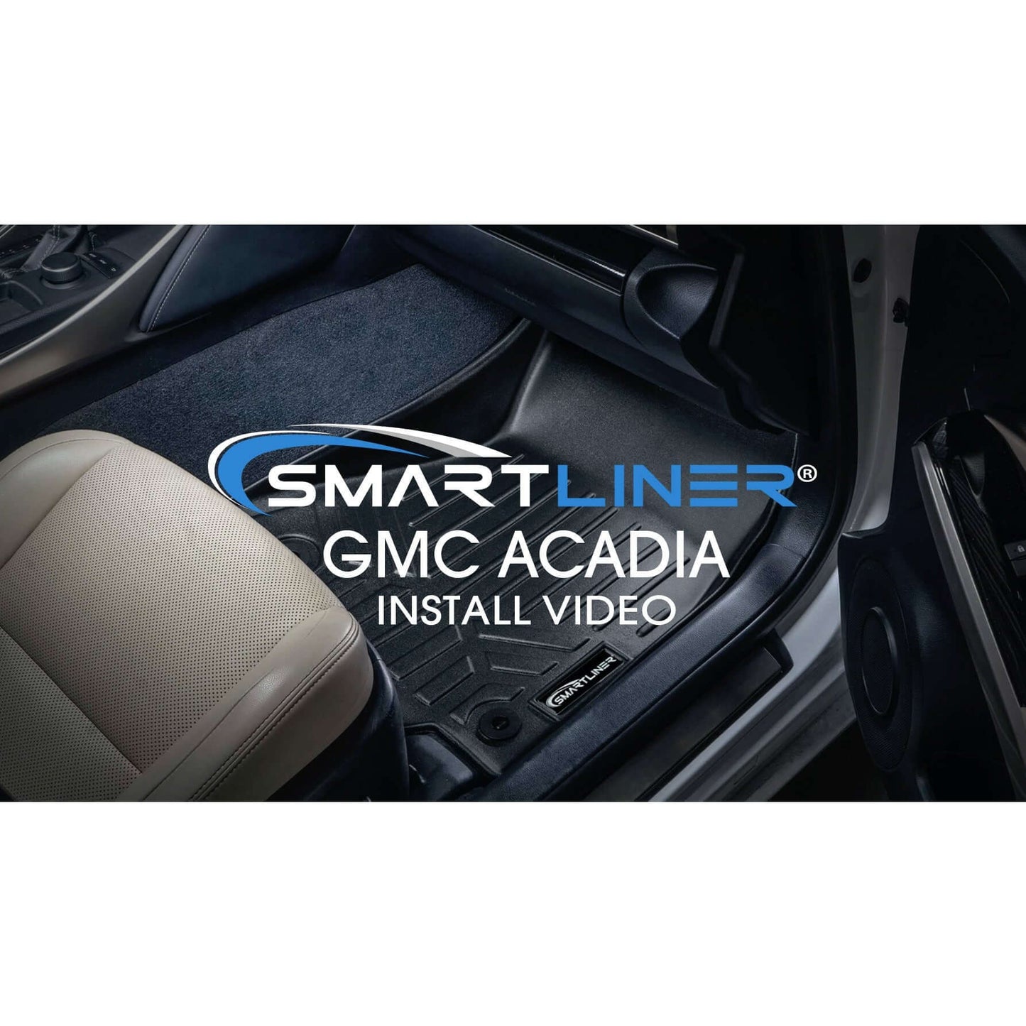 SMARTLINER Floor Liners for 2017-2023 GMC Acadia (6 Passenger)