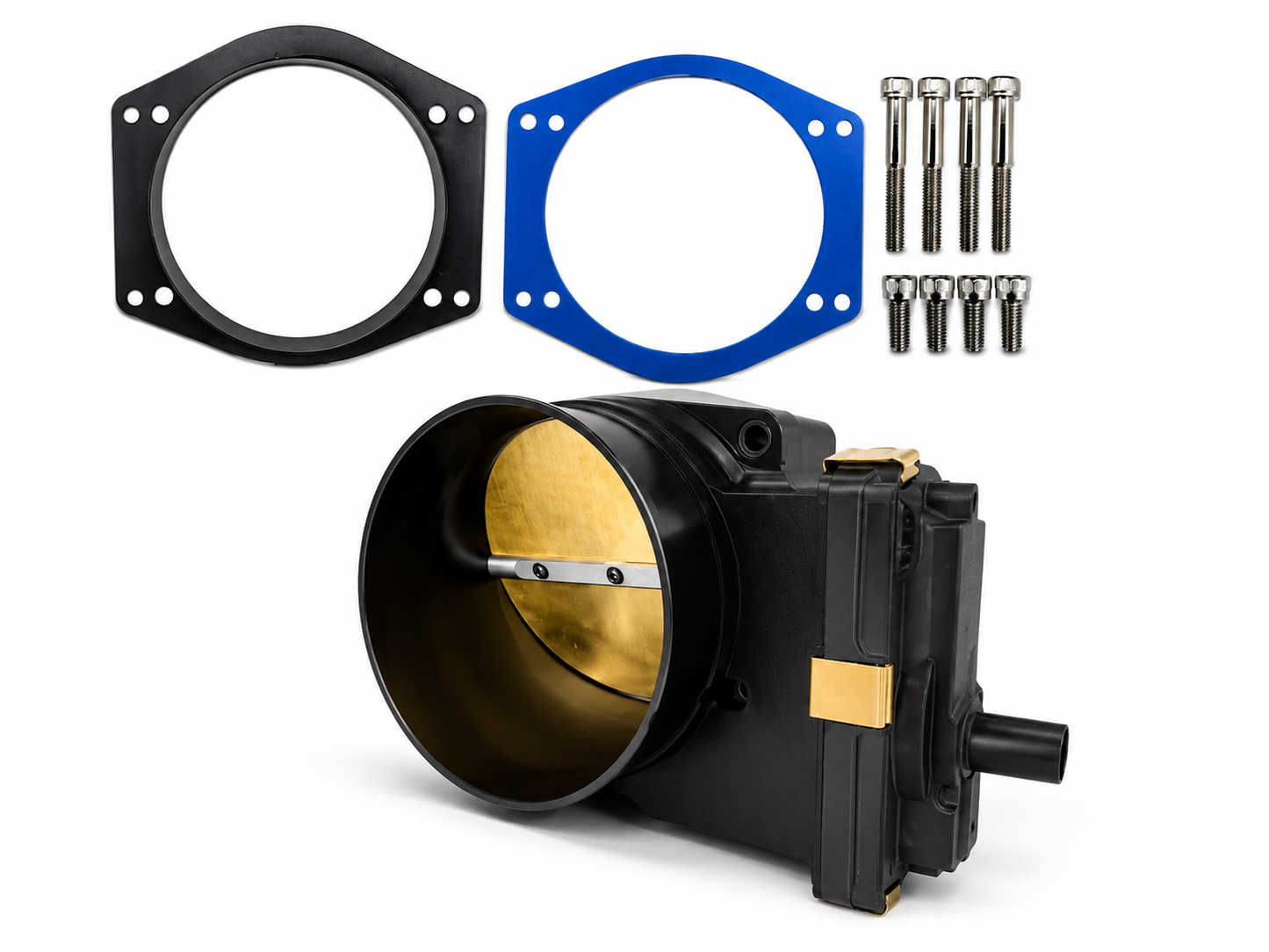 Granatelli 112mm 2014–2024 GM LT1/LT4/LT5 Black Billet Drive-By-Wire Throttle Body – GMTBLT112B