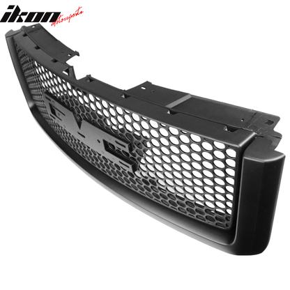 2007-2013 GMC Sierra 1500 Denali Mesh Front Hood Molding Grille ABS