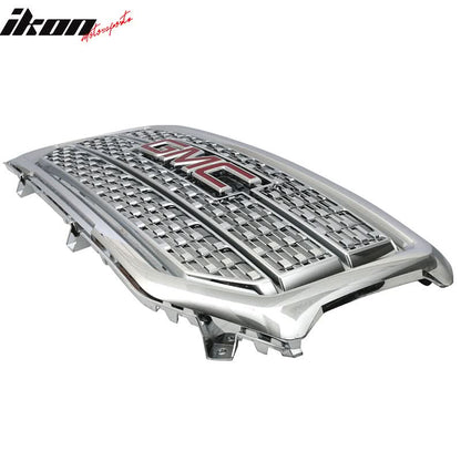 2016-2017 GMC Sierra Denali Chrome Grille & Genuine GMC Emblem Badge