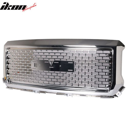 2014-2015 GMC Sierra 1500 Vertical Chrome Front Bumper Grille ABS