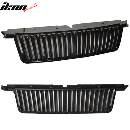 2006-2010Â Ford Explorer Vertical Style Black Front Bumper Grille ABS