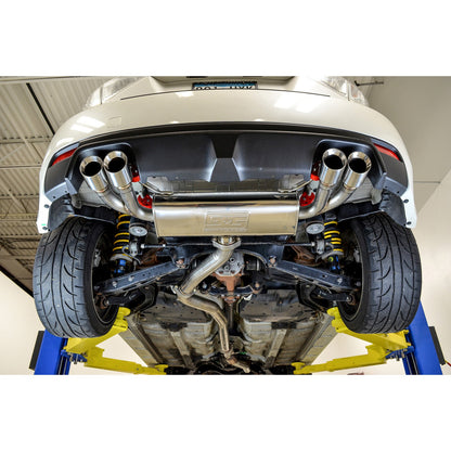 GrimmSpeed Catback Exhaust System - Resonated - 2011-14 Subaru WRX, 2008-14 STI Hatchback GRM070045