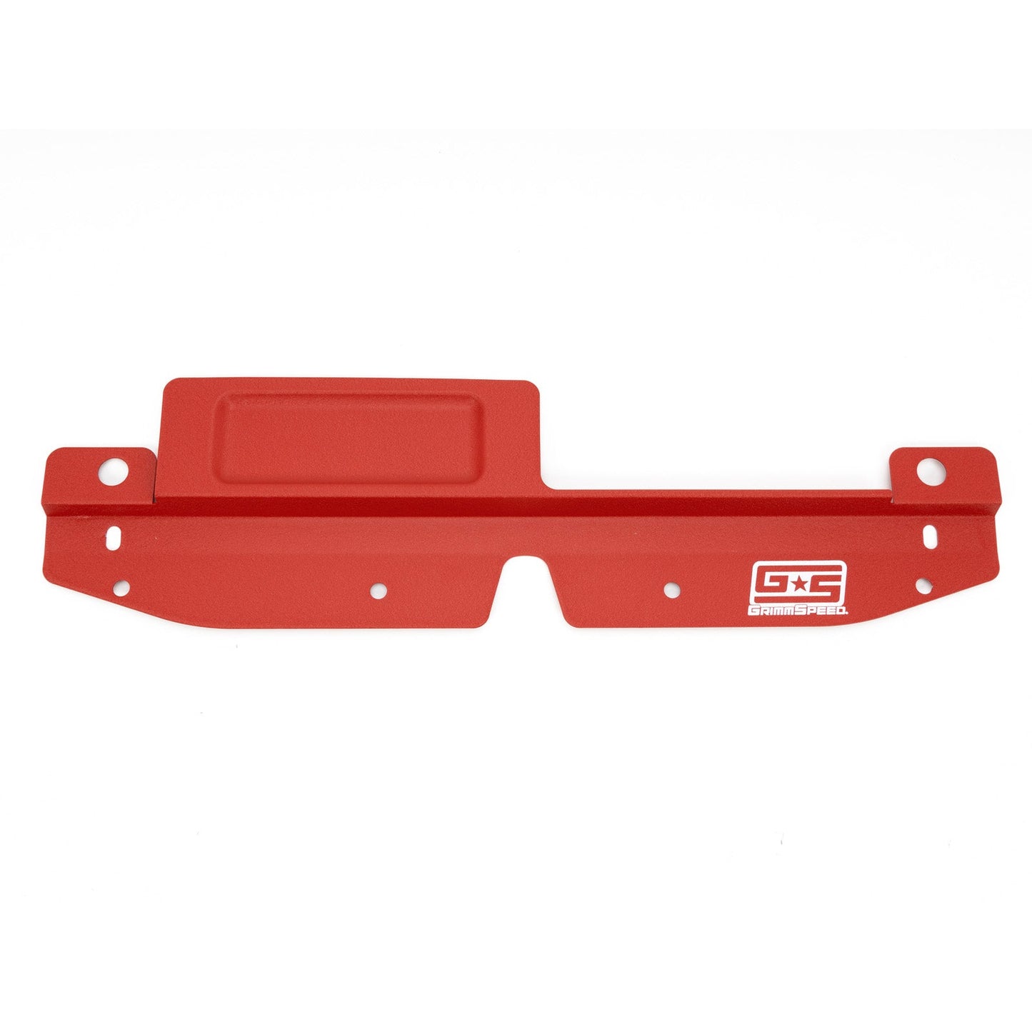 GrimmSpeed Radiator Shroud w/ Tool Tray - Red - 2008-14 Subaru WRX, 2008-14 Subaru STI GRM096009