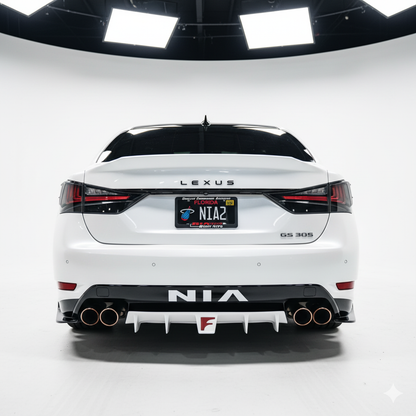 Lexus GS Base Model, F-Sport, GS-F NIA ducktail Spoiler V2 2012-2020 in ABS