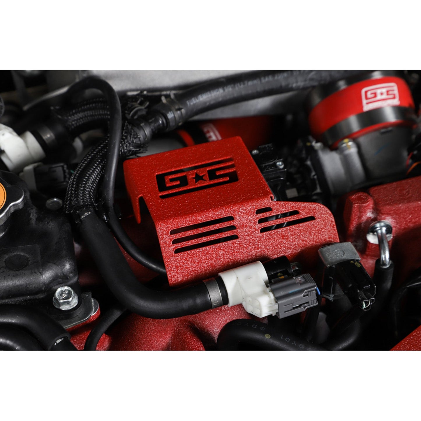 GrimmSpeed Electronic Boost Control Cover - Red - 2008-21 Subaru STI GRM112000.1