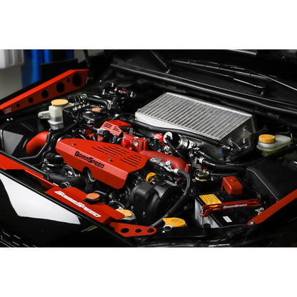 GrimmSpeed Electronic Boost Control Cover - Red - 2008-21 Subaru STI GRM112000.1