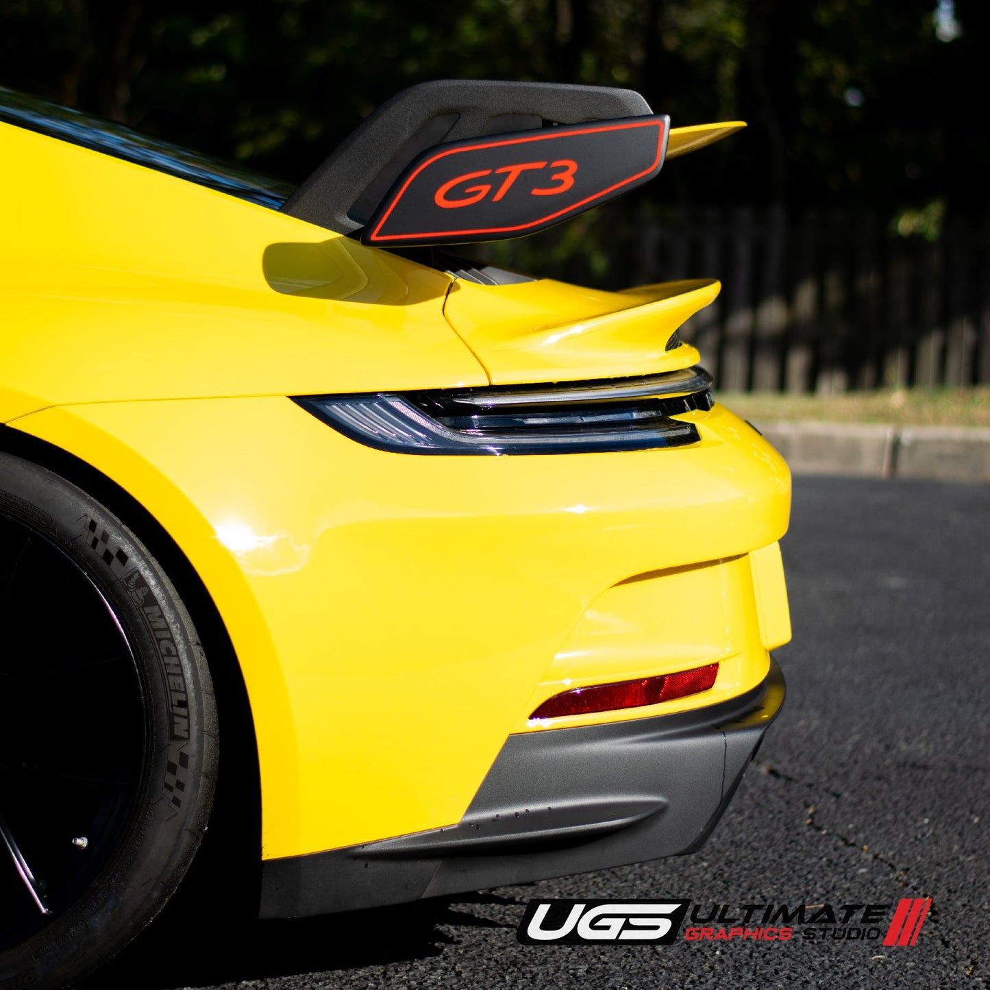 Wing Cap Decal Set fits GT3 PORSCHE 992