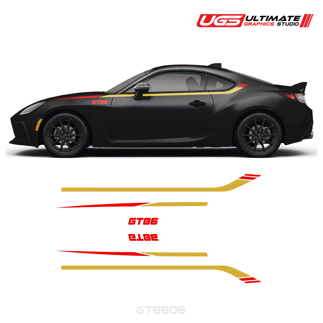 Side Stripe Graphics 2 Color