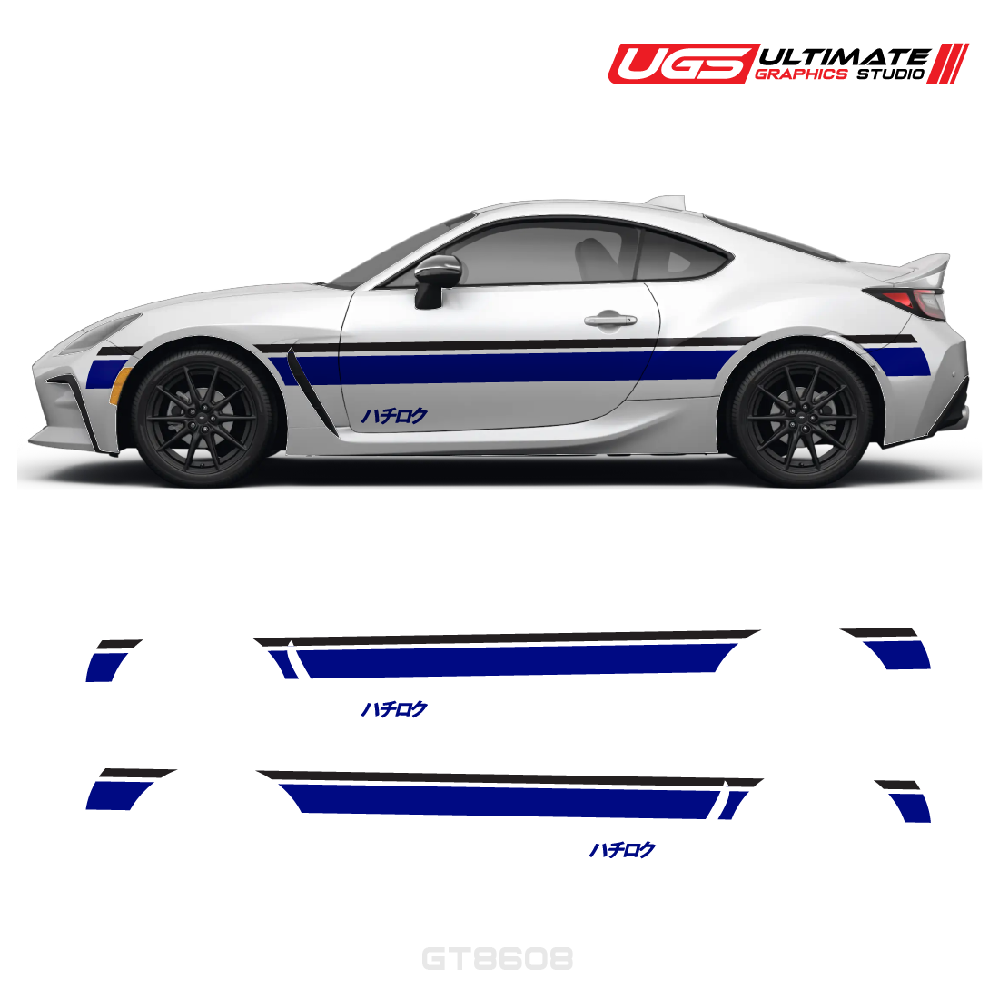 Side Stripe Graphics 2 Color - Hachiroku