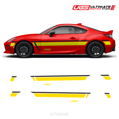Side Stripe Graphics 2 Color - Hachiroku