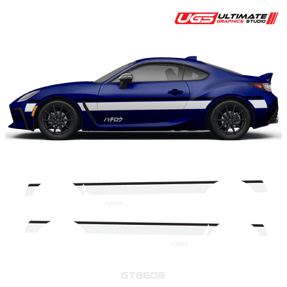 Side Stripe Graphics 2 Color - Hachiroku