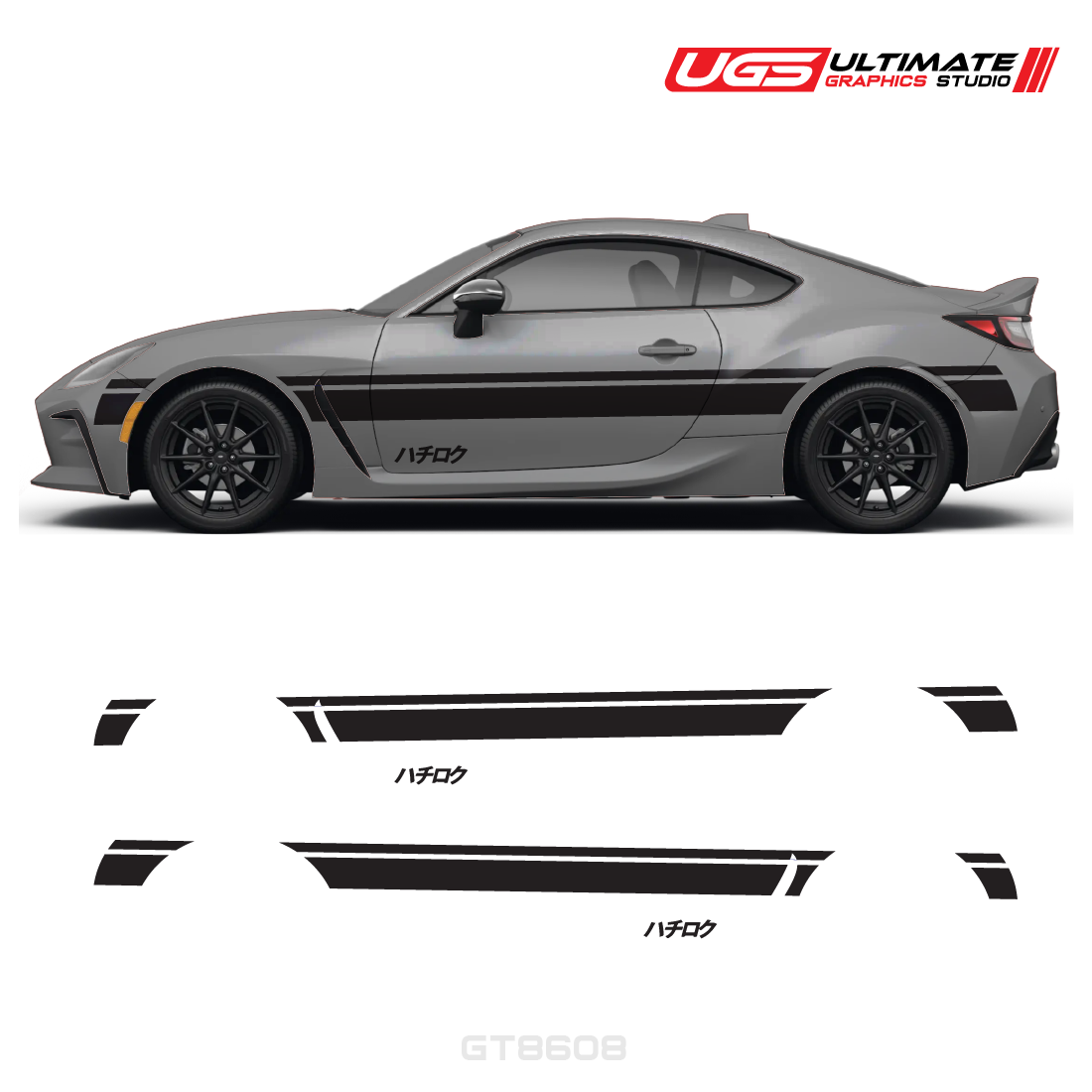 Side Stripe Graphics 2 Color - Hachiroku