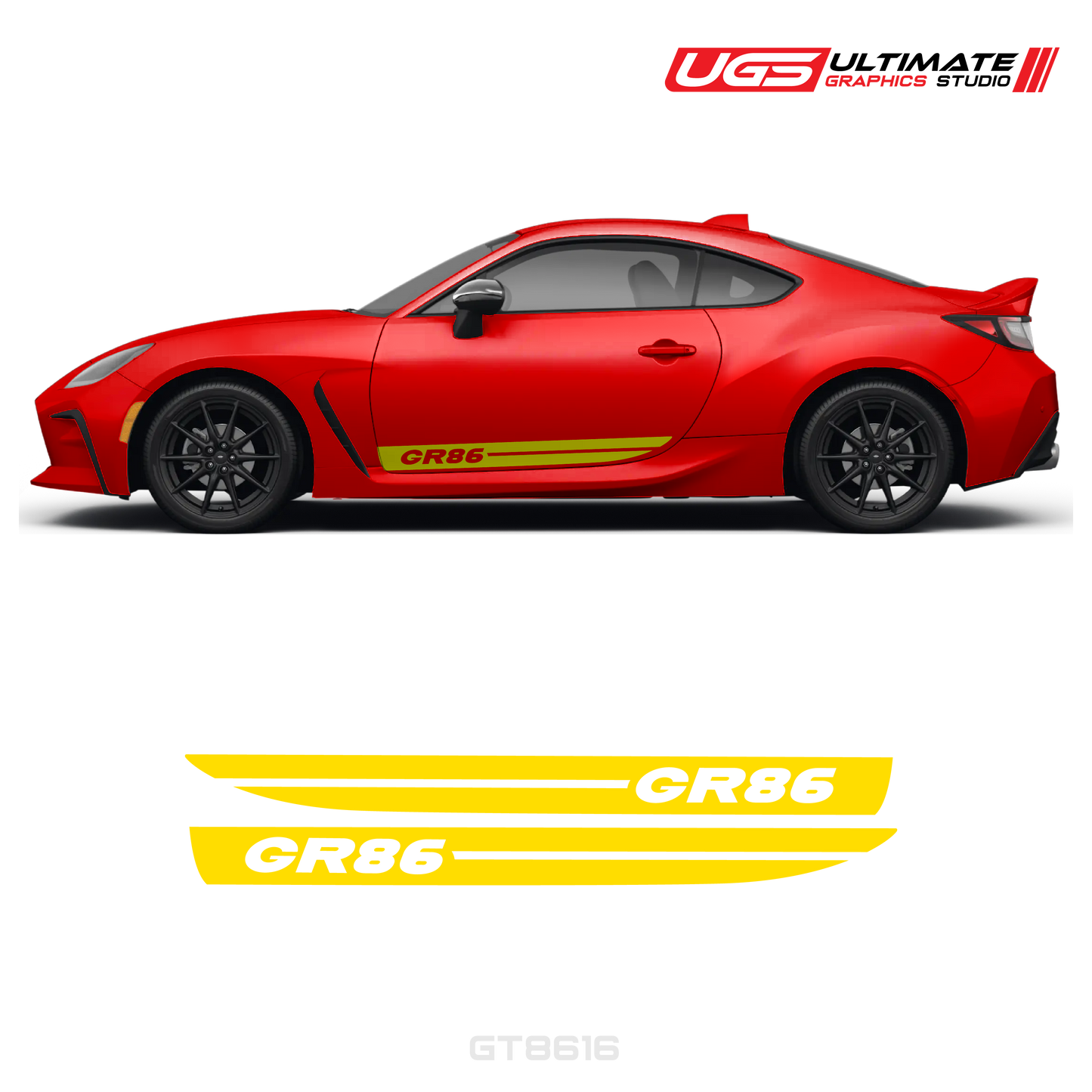 GR86 Side Decal Stripe Kit
