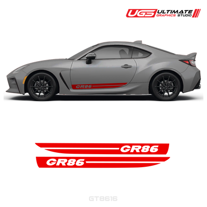 GR86 Side Decal Stripe Kit