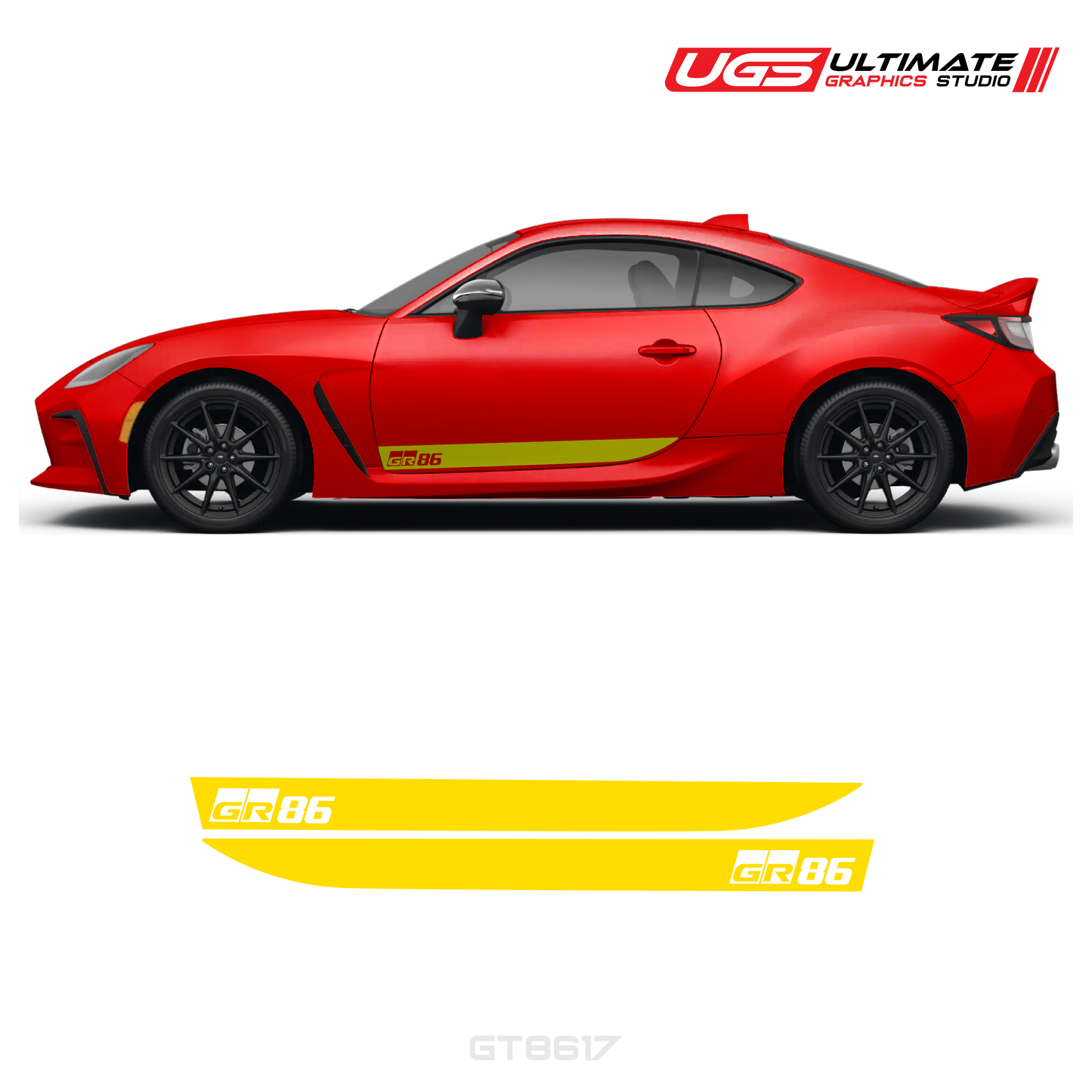 GR86 Side Decal Stripe Set