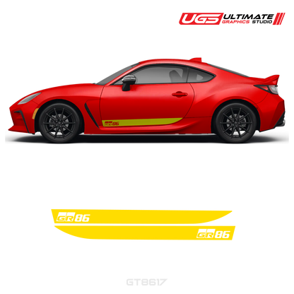 GR86 Side Decal Stripe Set
