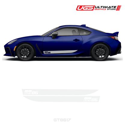 GR86 Side Decal Stripe Set