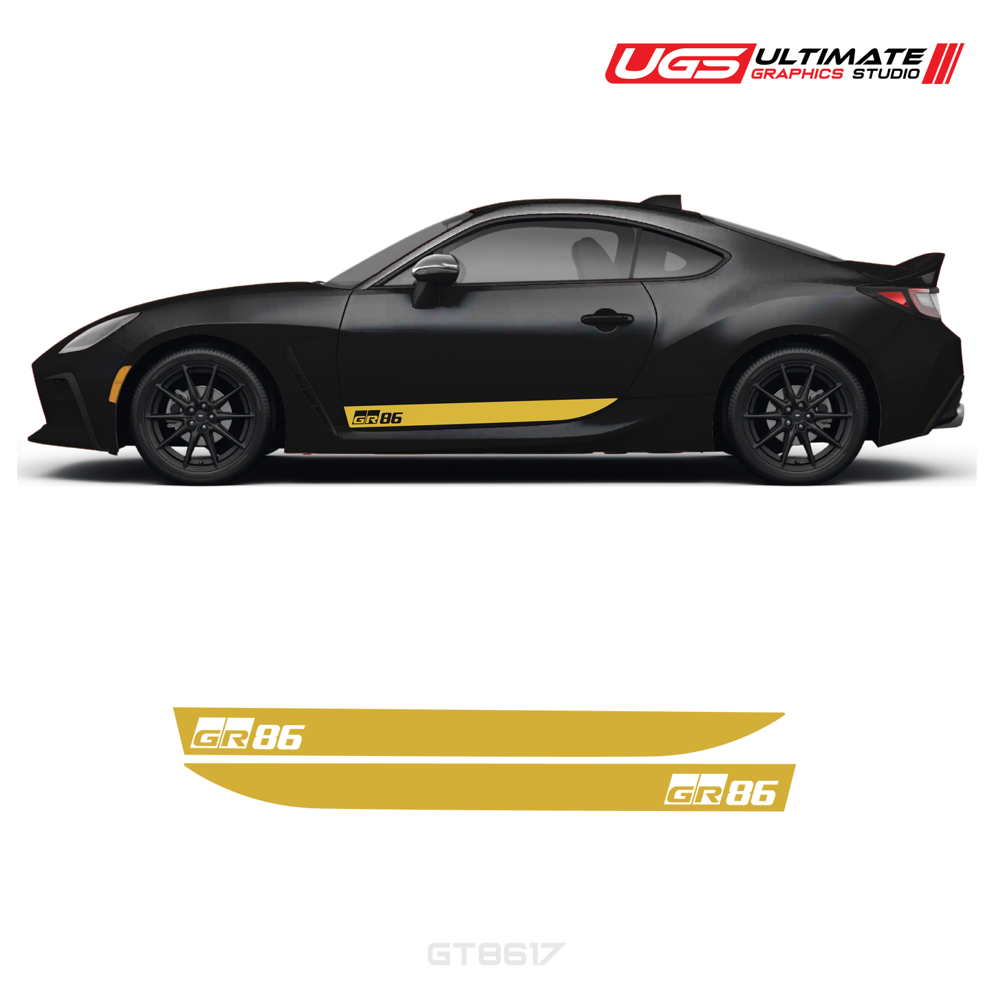 GR86 Side Decal Stripe Set