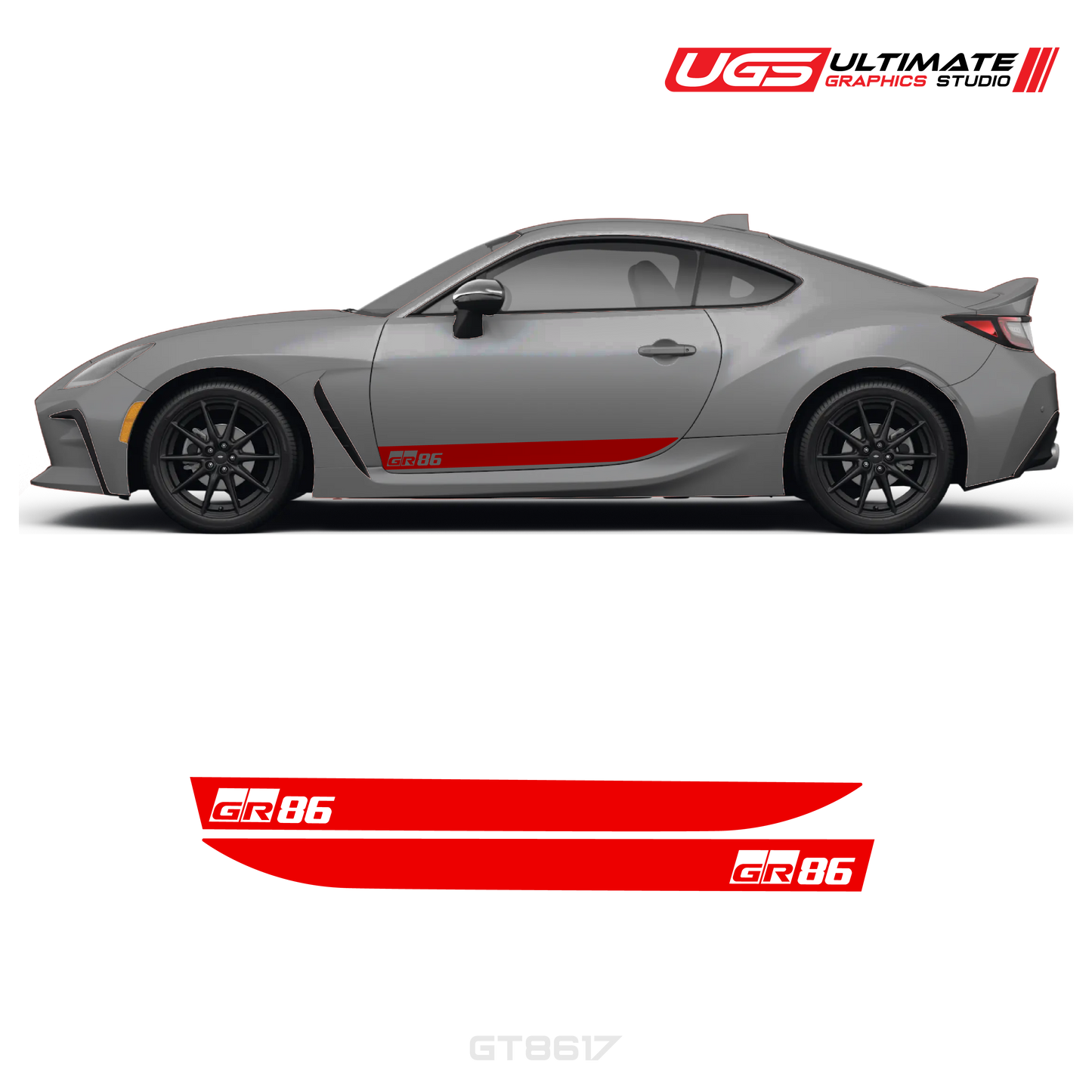 GR86 Side Decal Stripe Set