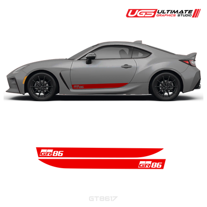 GR86 Side Decal Stripe Set