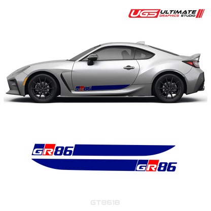 GR86 Side Decal Stripe Set With Accent