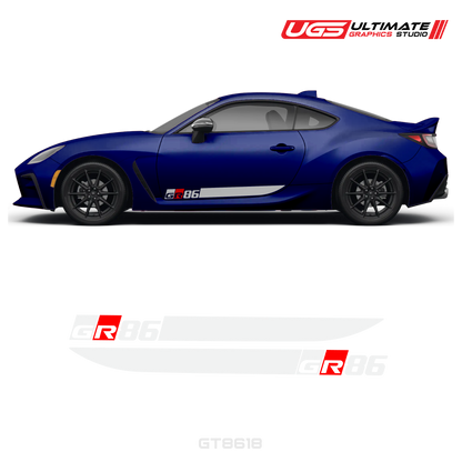 GR86 Side Decal Stripe Set With Accent