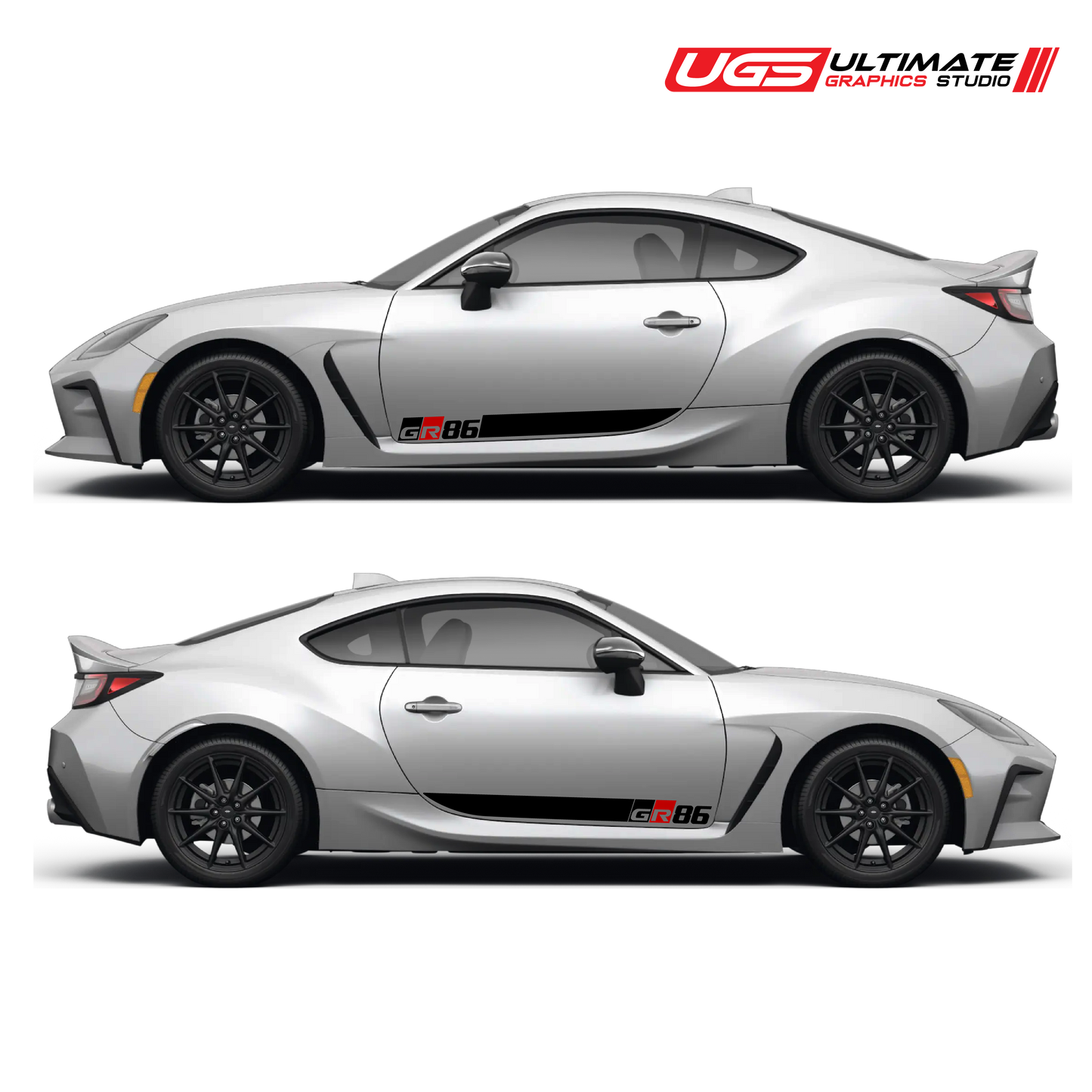 GR86 Side Decal Stripe Set With Accent