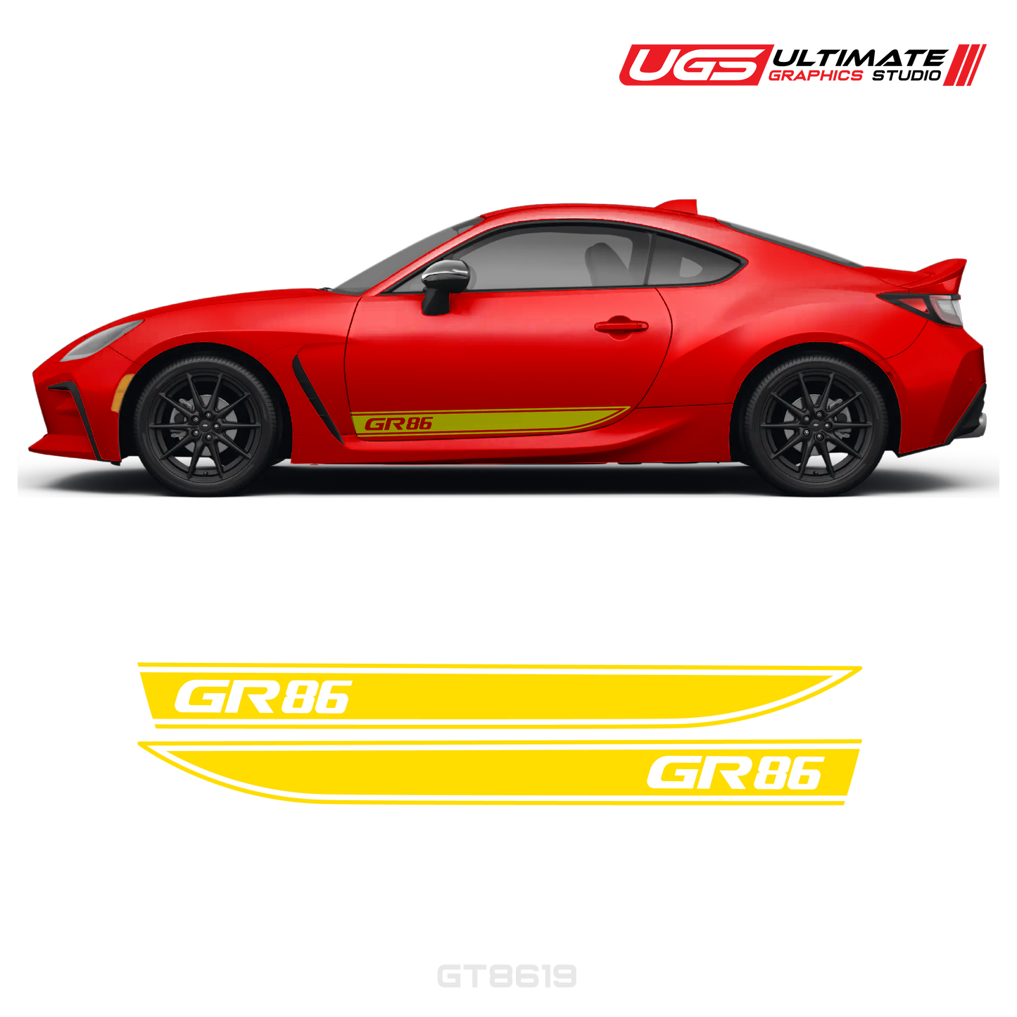 GR86 Side Decal Set With Accent