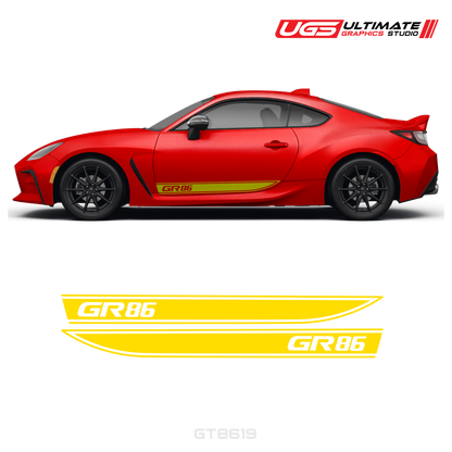 GR86 Side Decal Set With Accent