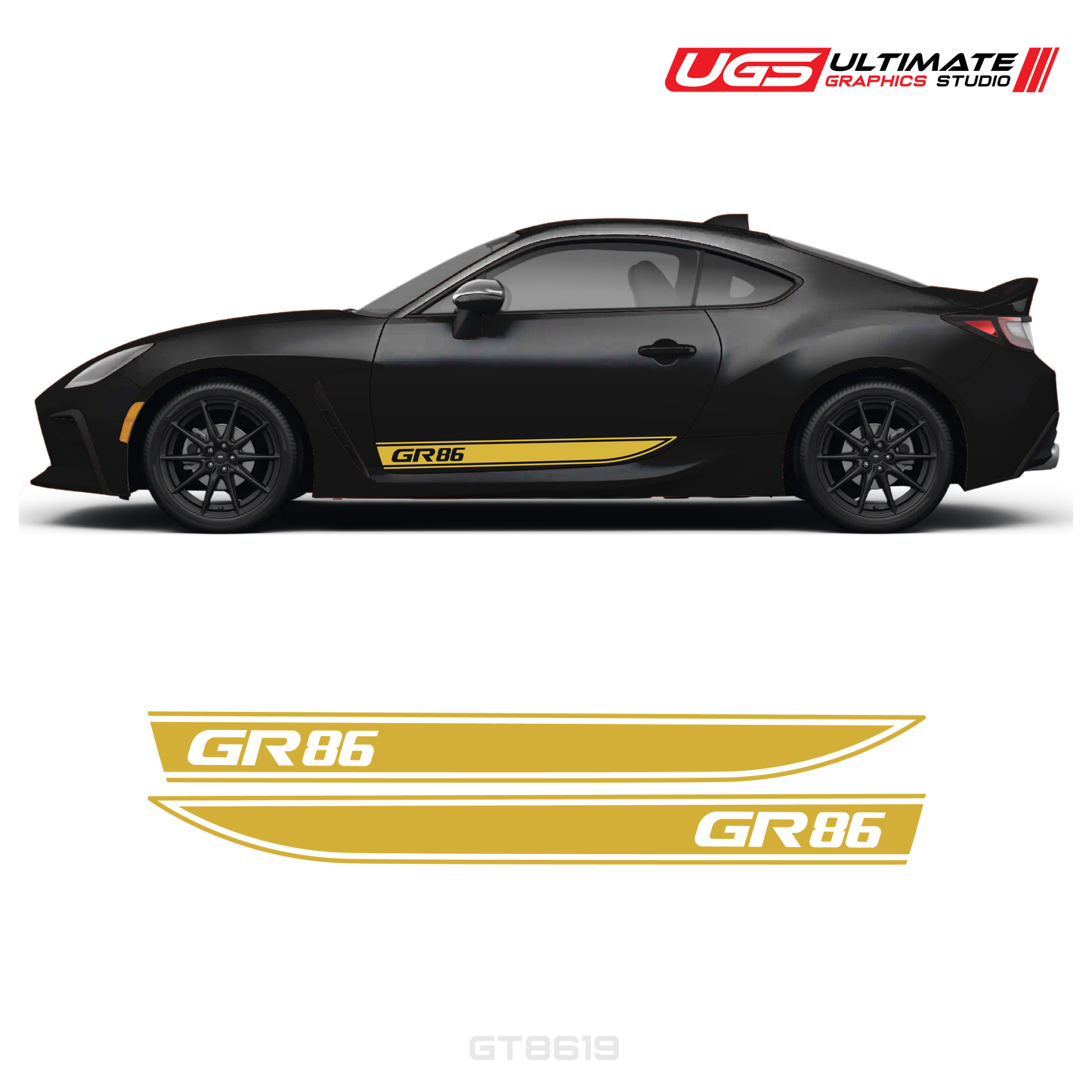 GR86 Side Decal Set With Accent