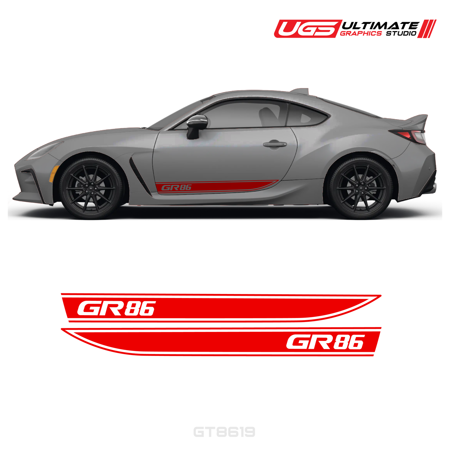 GR86 Side Decal Set With Accent
