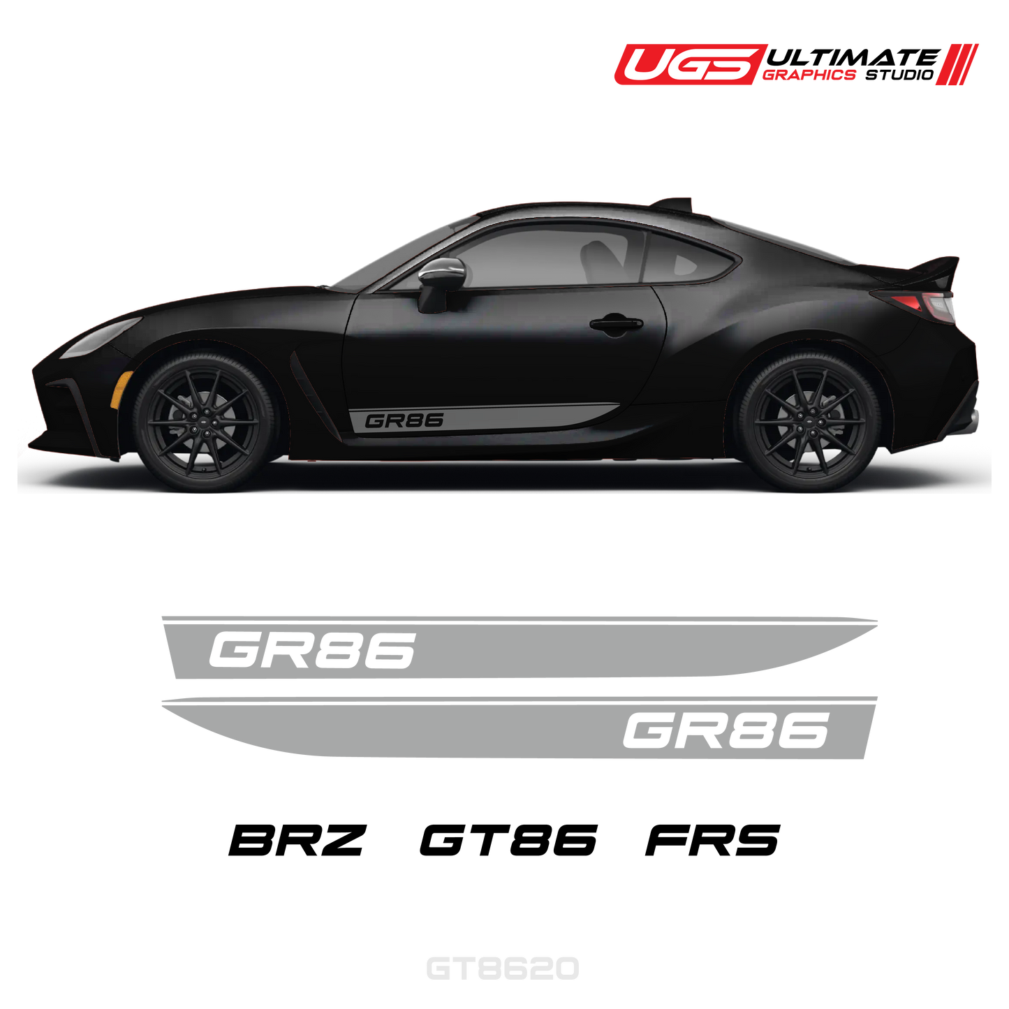 GR86 Side Decal Set With Accent Fits all models
