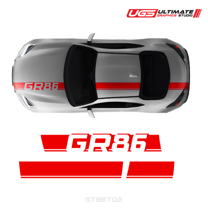 Top Stripe GR86 Graphics