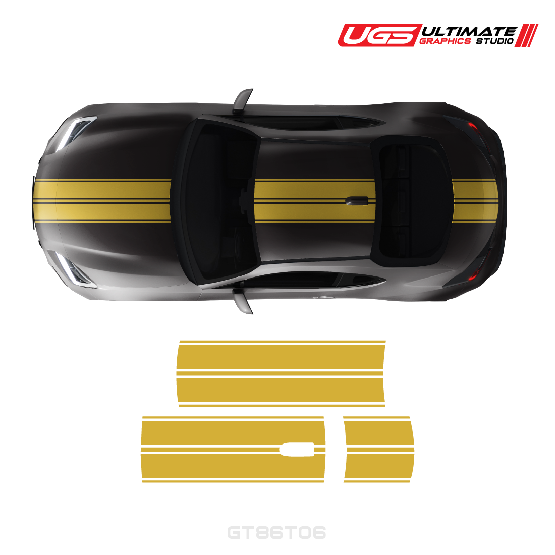 Top Dual Stripes Graphics