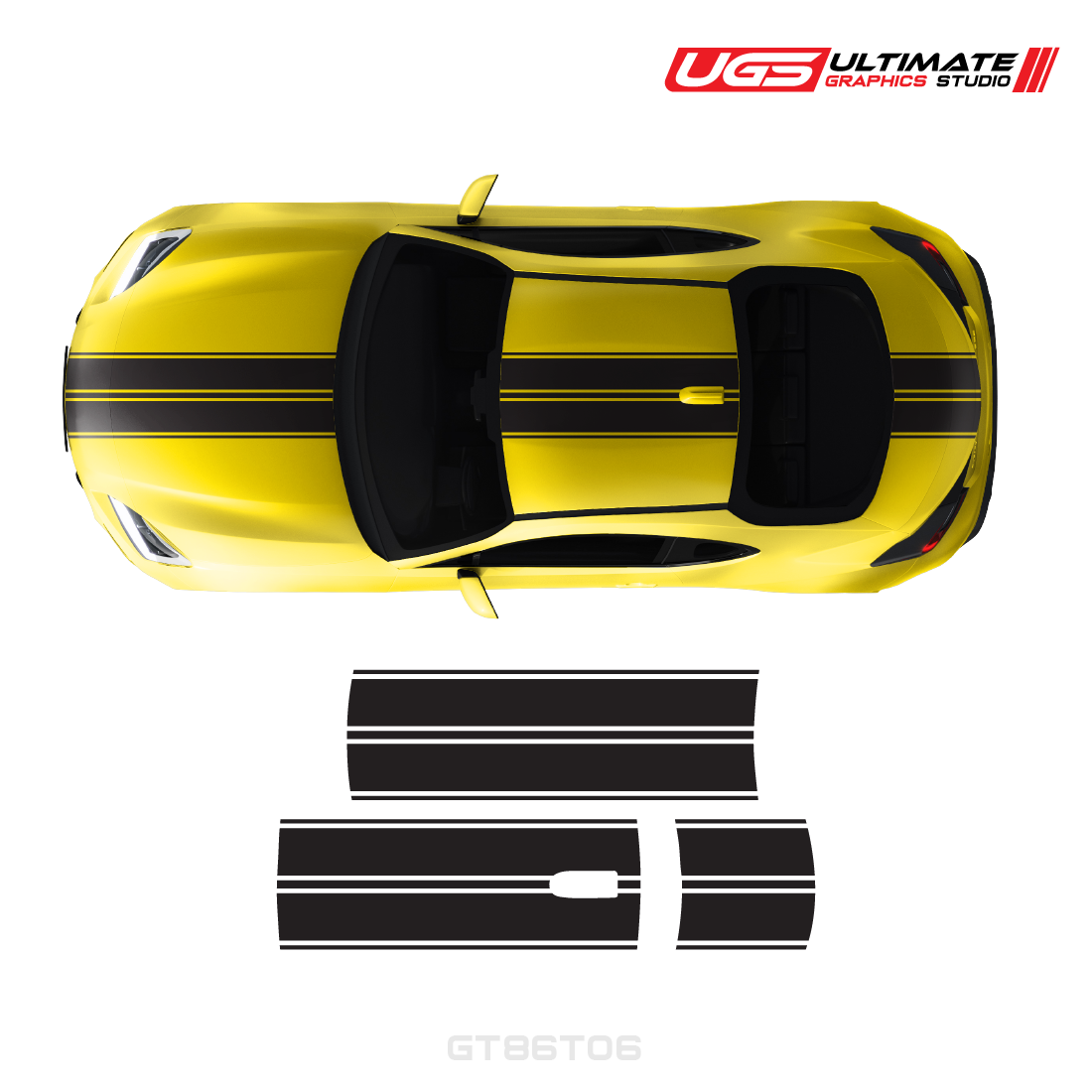 Top Dual Stripes Graphics