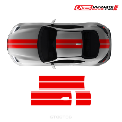 Top Dual Stripes Graphics