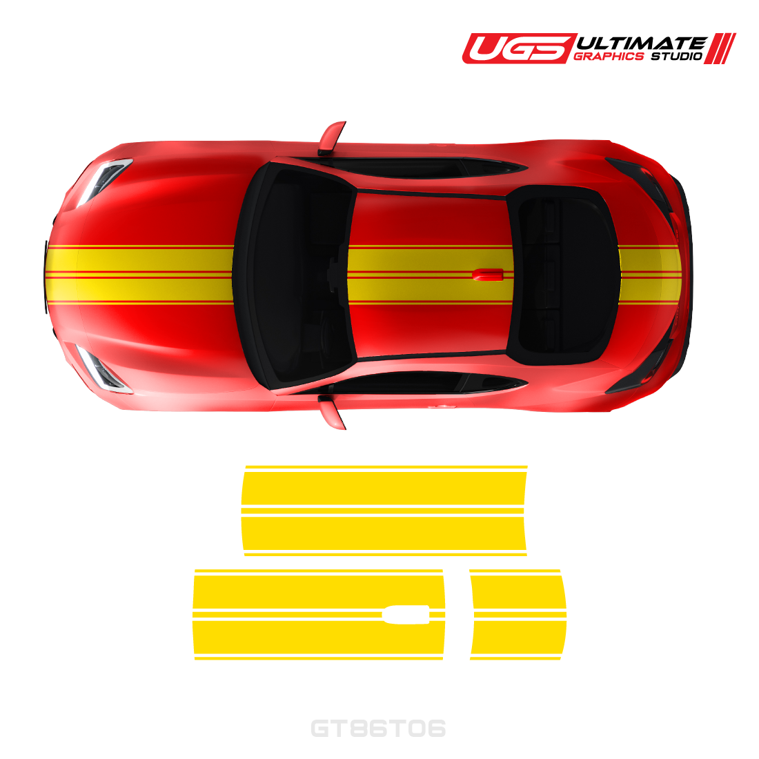 Top Dual Stripes Graphics