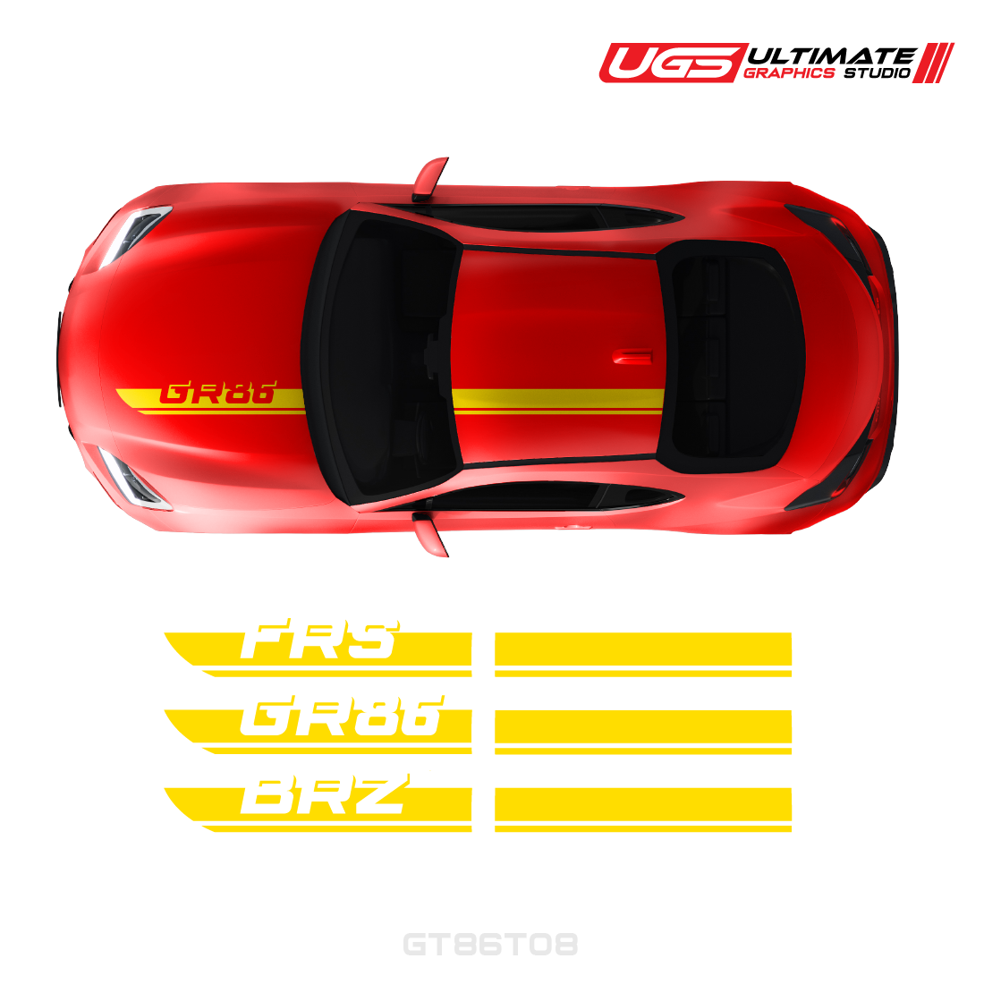 Top Stripe Accent Graphics