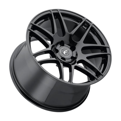 Forgestar 19x8.5 F14SC 5x112 ET25 BS5.7 Gloss BLK 66.5 Wheel F15198544P25