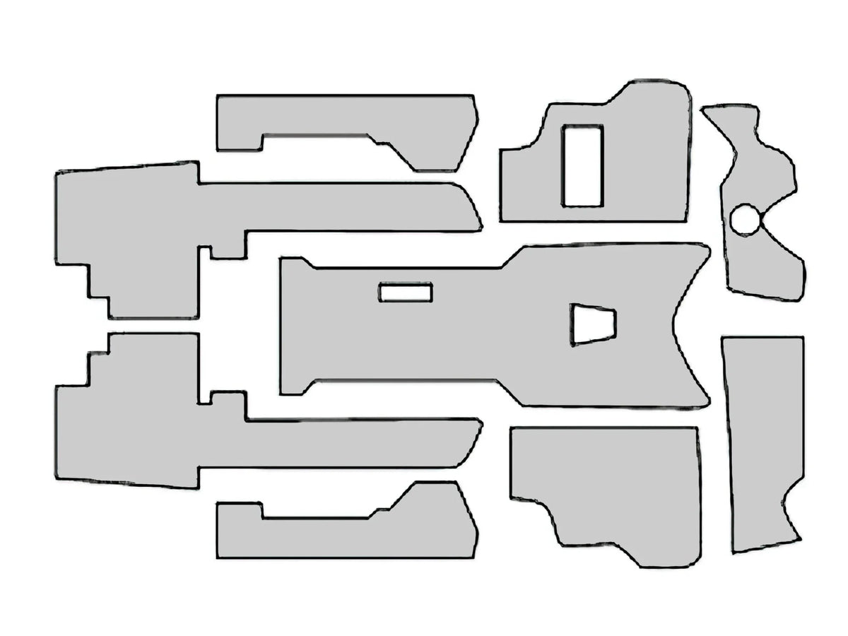 Replacement Carpet Kit for Front Cab Area [Vanagon]