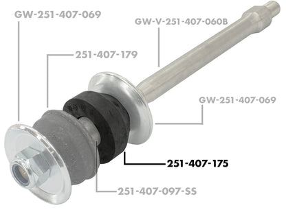 Radius Rod Bushing - Rear