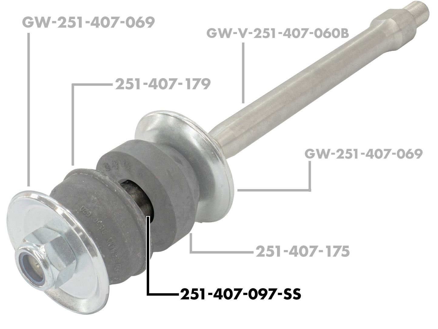 Radius Rod Spacer Sleeve