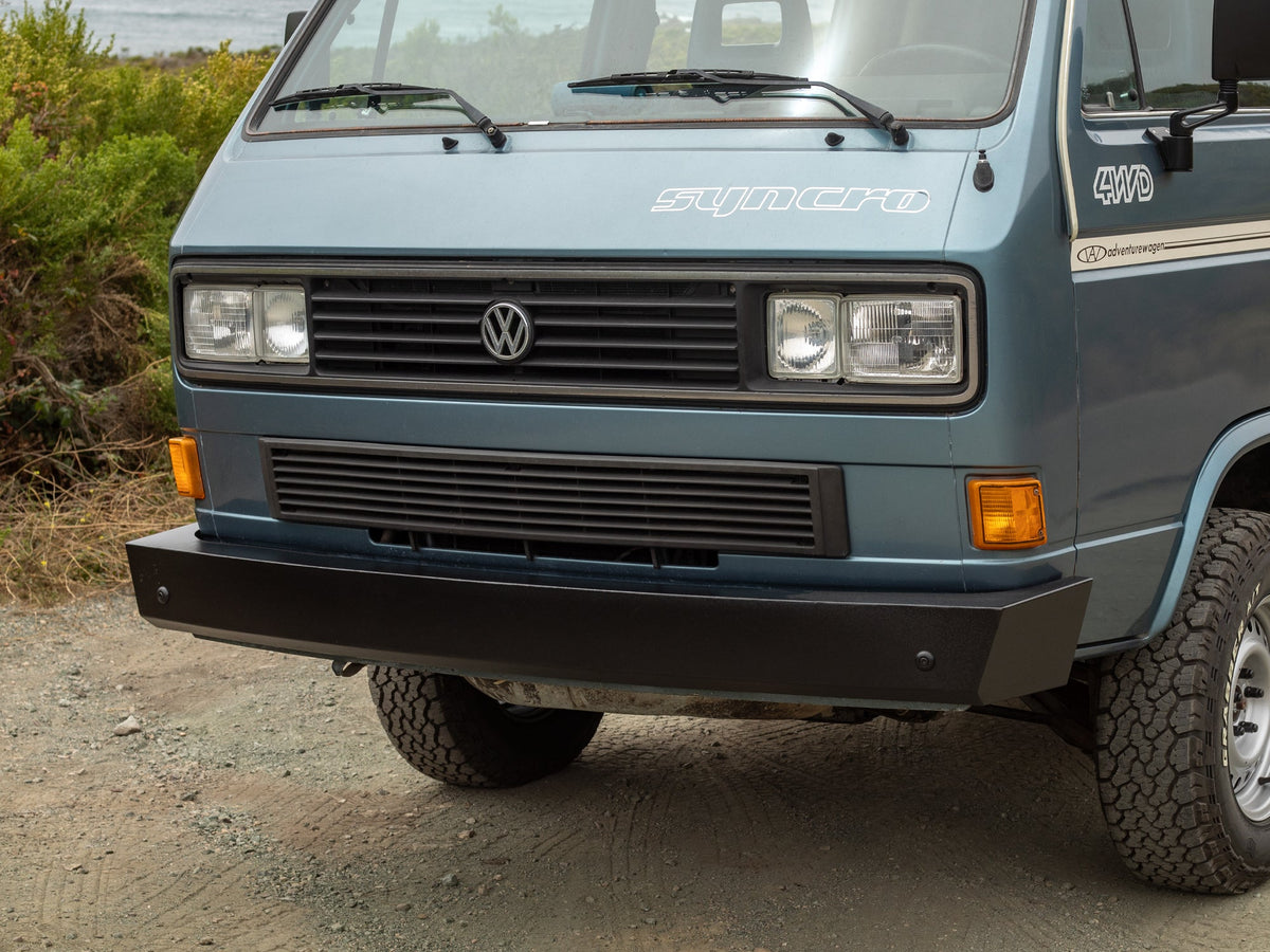 GoWesty Plate Steel Bumper Set [Vanagon]