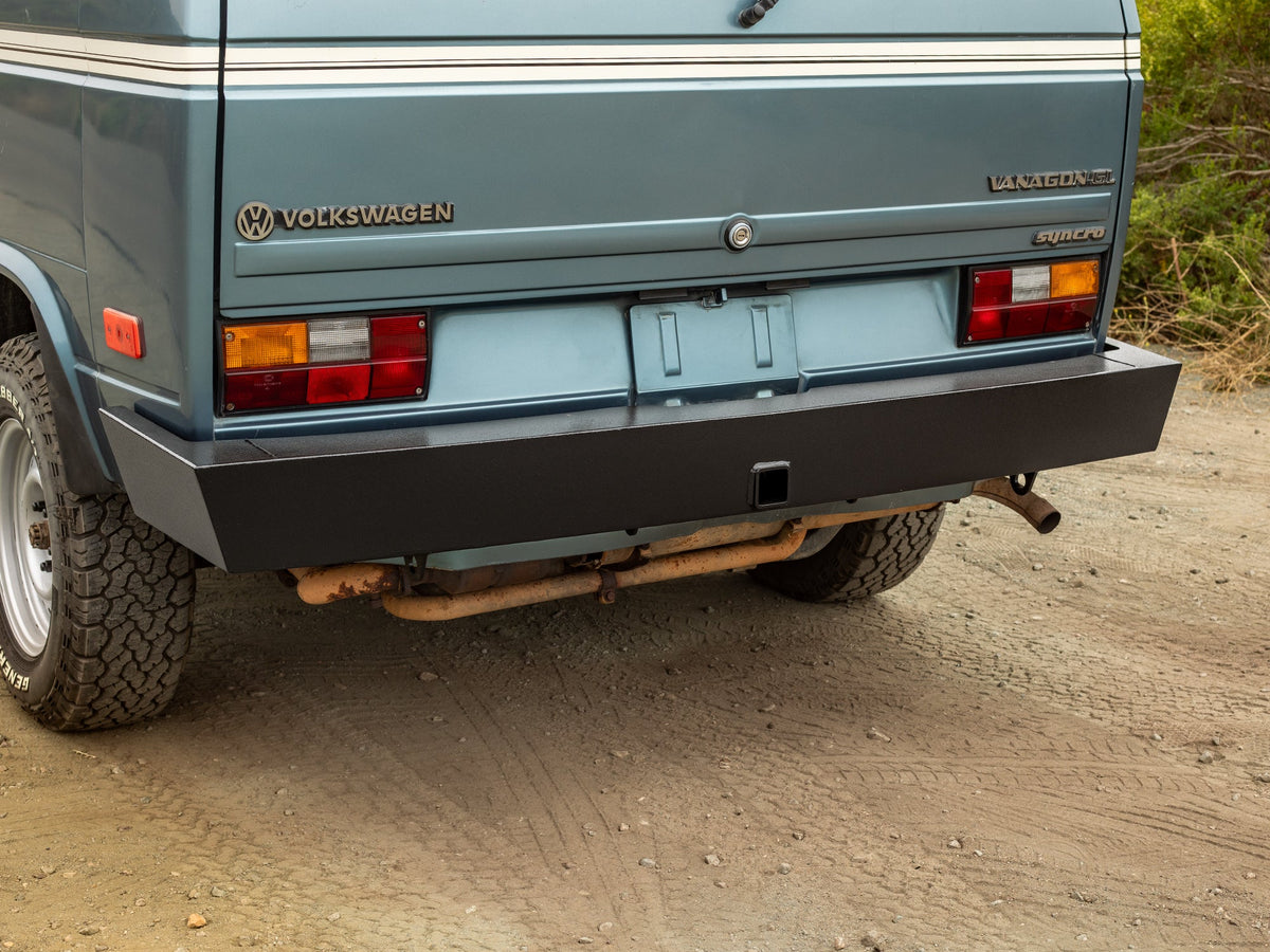 GoWesty Plate Steel Bumper Set [Vanagon]