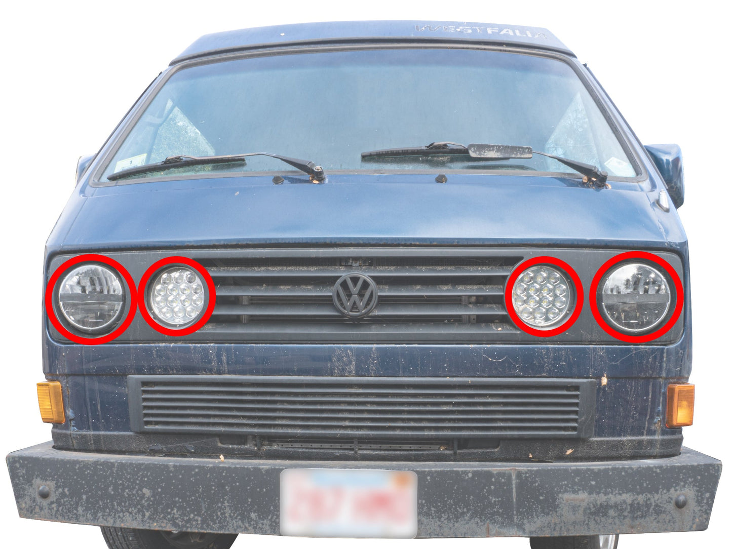 Lens Protection Kit (South African Grille) [Vanagon]